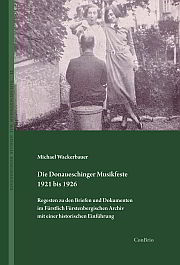 Buchcover: Die Donaueschinger Musikfeste Buchcover: Die Donaueschinger Musikfeste